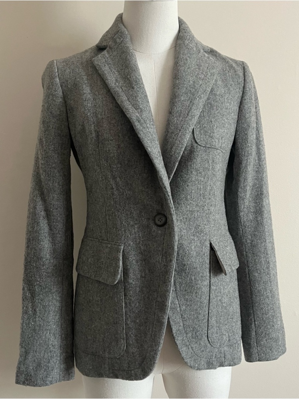 Gap wool blend grey blazer